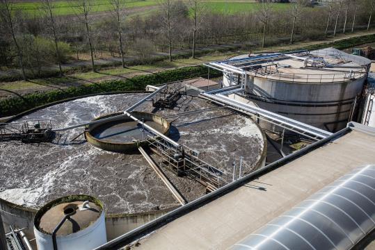 The wastewater treatment plant with the anaerobic reactor (ANUBIX TM -B) at the right and the nitrification basin at the left For further information globally, please contact Marc