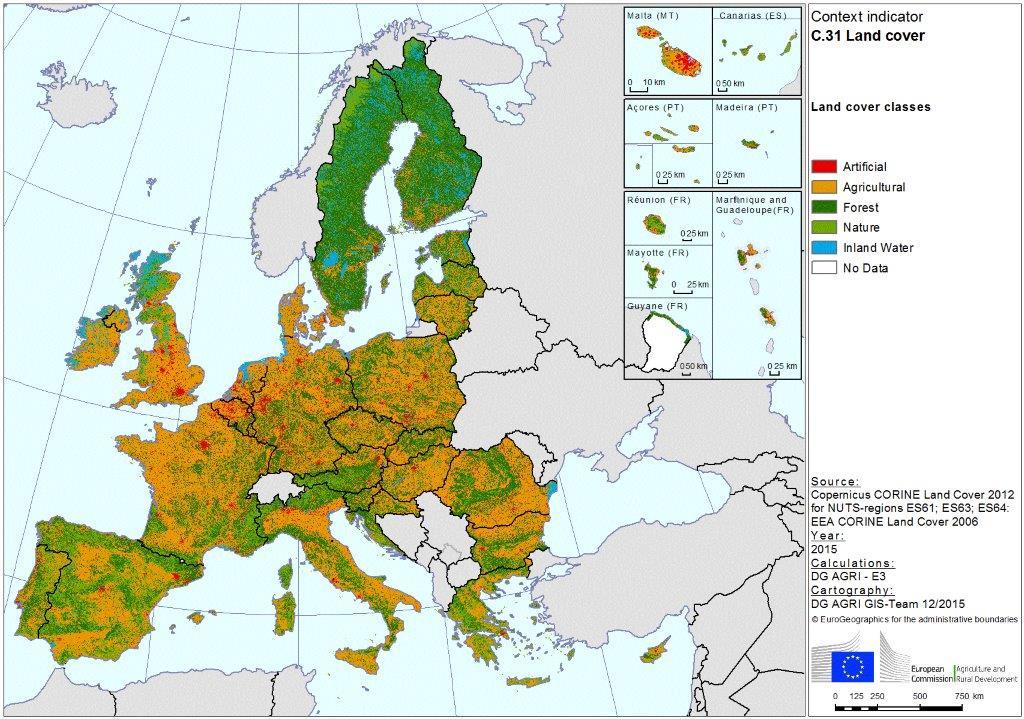 3 The big picture 175 million ha land => roughly 40% of EU land cover 11 million farms =>16 ha
