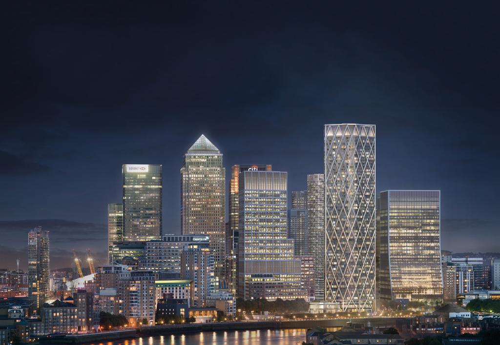 Become part of our team 1,200 30 + 5,800 + 7,772m 2 Total number of Canary Wharf Group employees with all of the skills required to perform the complete sequence of activities in the property design,
