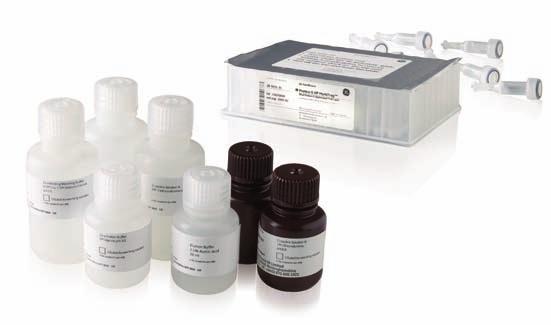 GE Healthcare Data File 28-9067-90 AB Protein Sample Preparation Protein G HP SpinTrap Protein A/G SpinTrap Buffer Kit Protein G HP SpinTrap and (Fig 1) are designed for the enrichment of proteins of