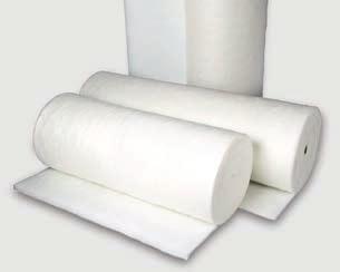 designed for use as a thermal and acoustical blanket. Its white coloring and light weight make it ideal for use in applications requiring semitransparency for light diffusion.
