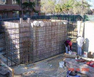 WATER EFFICIENCY n Rainwater Harvesting - Concrete storage tank with Membrane