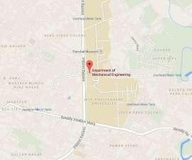 Rohilkhand University, Bareilly, Uttar Pradesh Figure 1 Location of Mechanical Engineering Department 1.2.