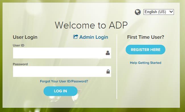 Logging On The first step is to log on to ADP Workforce Now.
