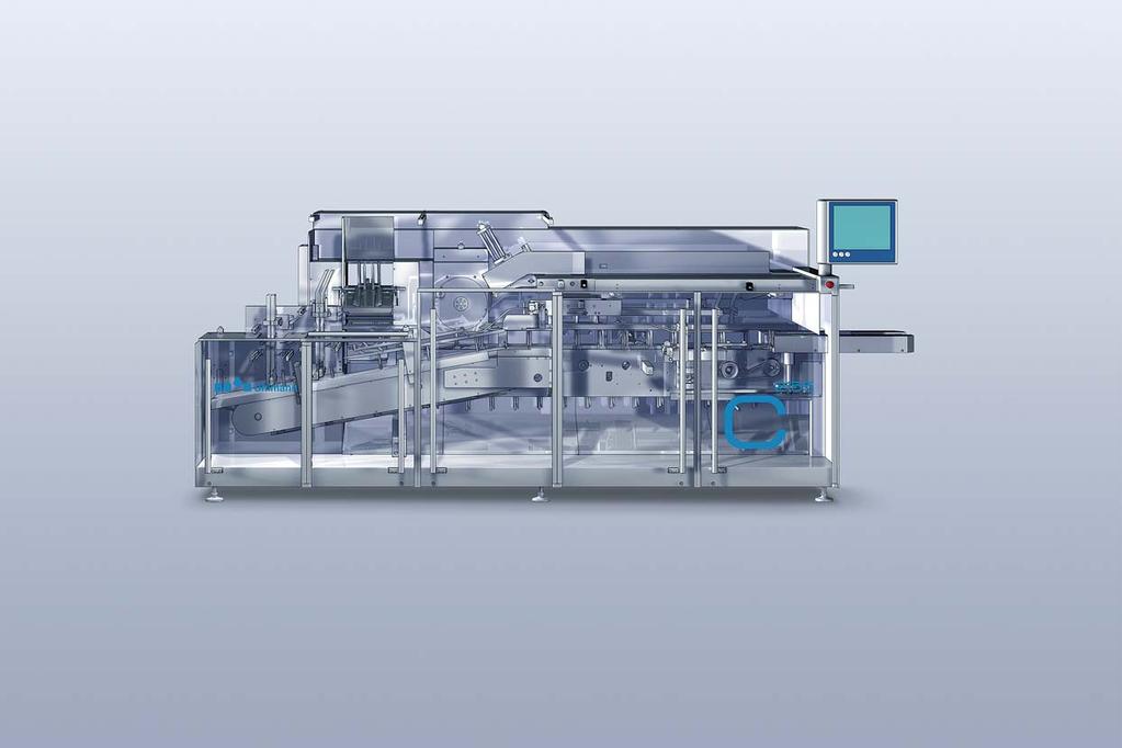 Integral product management Scope of application In conjunction with the appropriate blister machine, the Cartoner C 2155 is a key element in your production process.