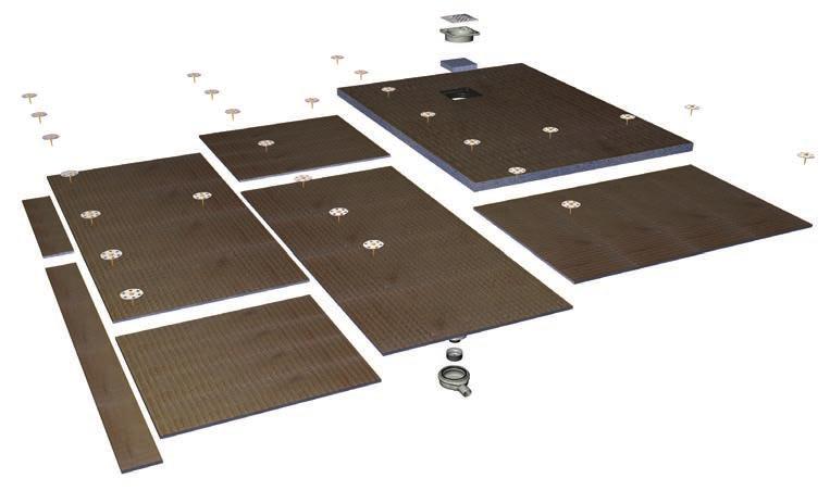 abacus elements Level Access Room Kits - for the Whole Wetroom - Square Drain Composition of a Level Access Room Kit - for the Whole Wetroom These are the essential products required to build a level