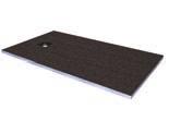 Level Access Shower Trays - 30mm Height (For Timber Floors) - Square Drain Square Level Access Shower Trays With Corner Drain - 30mm Special 30mm height tray for level access installation on timber