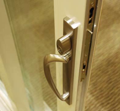 Distinctive Hardware AMSCO s patio door hardware has been designed to offer you guaranteed trouble-free operation in styles to complement your home.