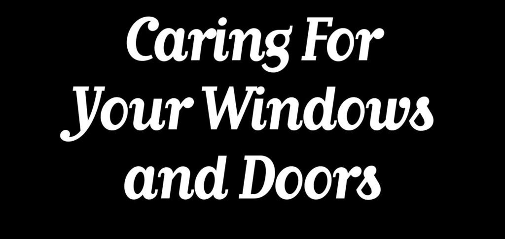 Most of today s windows are made from a frame material and an insulating glass sandwich each component subject to wear, weathering, and potential failure.