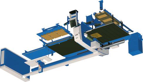 LD loading device Prima Power LD is automatic loading device. One fixed or two moving tables can be chosen.