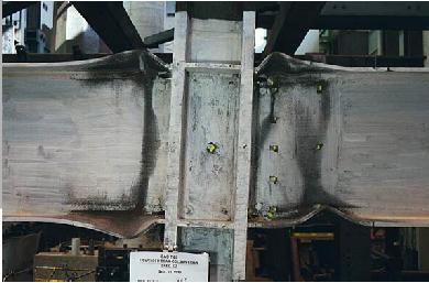column flange Field welded single plate to beam web Similar to pre-northridge