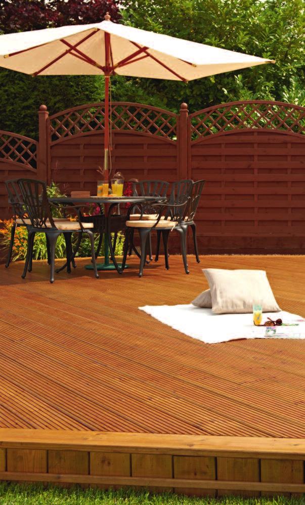 CLASSIC SOFTWOOD Our softwood decking is machined from high