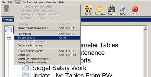 Create the Budget Works Schema The schema is a copy of the Live Payroll data for you to use in Budget Works.
