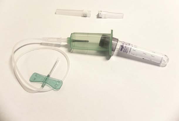 2. Blood collection device Greater sample integrity and operator safety Dedicated collection tube ensures greater sample integrity Select a self-filling vacuum tube prefilled with an anticoagulant If