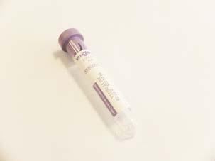 Terumo Sarstedt Tube size: 13 mm 75 mm Cap types: Conventional Hemoguard Anticoagulants: EDTA Li-heparin Citrate 3.