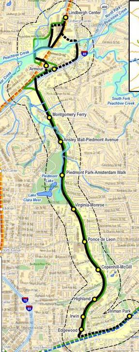 Existing Conditions Report Natural Environmental Conditions 3 Wetland Areas Piedmont Park Area Montgomery Ferry Rd