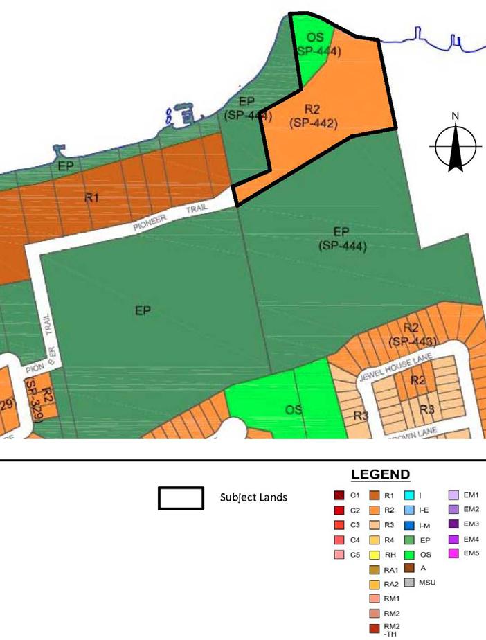 5.7 City of Barrie Zoning By-law 2009-141 The subject lands are currently zoned Residential R2 SP-442 (See Figure 6).