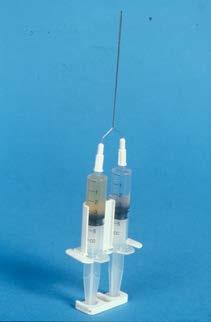syringe Clogging issues Gas-Pressurized Spray
