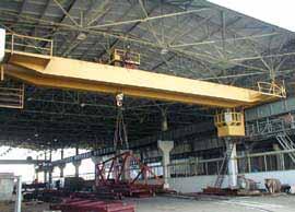 CHAPTER 2: DEFINITION OF EOT CRANE SUPPORT STRUCTURES DESIGN 2-39 the crane itself. The use of outdoor cranes is halted if the wind speed exceeds a given limit.