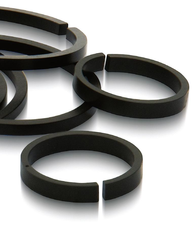 VESPEL SCP-5009 FOR HIGH WEAR AND FRICTION APPLICATIONS UNDER HIGH OPERATING PRESSURE AND ELEVATED TEMPERATURE ENVIRONMENTS SCP-5009 shapes have a low coefficient of thermal expansion and provide