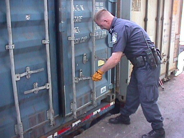 Container Inspection *Empty containers arriving at