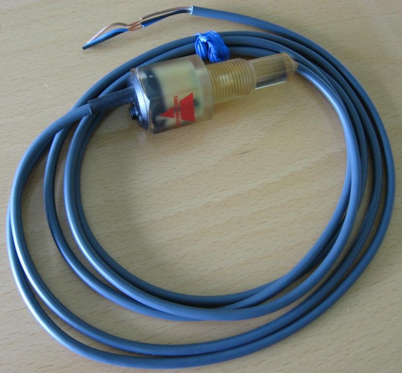 Diesel fuel tank optical level sensor The plastic material in the sensor head could not withstand the diesel