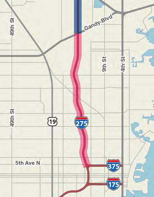 I-275 Pinellas Corridor TBD$XX Million Fall?
