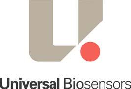 Universal Biosensors Inc ARBN 121 559 993 1 Corporate Avenue Rowville VIC 3178 Australia Telephone +61 3 9213 9000 Facsimile +61 3 9213 9099 Email info@universalbiosensors.