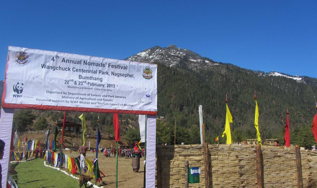 Highlands 5 Minutes before the Nomad Festival kicked off in Choekhortoe, Bumthang.