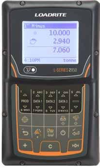L2150 The L2150 is a high precision on board loader scale, it offers accuracy and reliability with basic data functions.