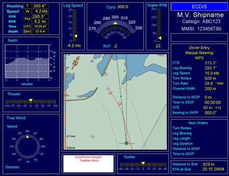 TM ECDIS Features Alarm Functionality MantaDigital TM ECDIS includes an integrated alarm management system which alerts the navigator if safety parameters are contravened or if there is a failure of