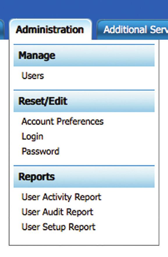 Summary of Functions Review the topics and services of interest. uadministration Tab Account Preferences: Define account names/nicknames in account preferences.