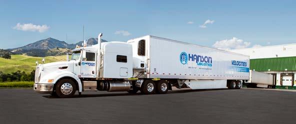 management services for refrigerated LTL and truckload, and operating a support fleet under Hanson Xpress.