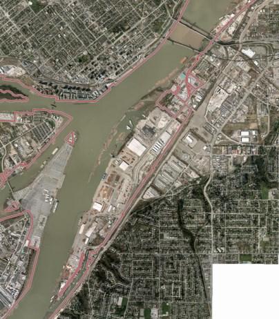 Appendix B: Aerial view of grain terminals Vancouver Wharves Richardson RI Cargill Cargill Pacific