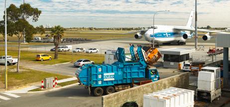 HAZARDOUS MATERIALS MANAGEMENT Perth Airport operations require the storage, handling and use of a variety of hazardous materials and chemicals.