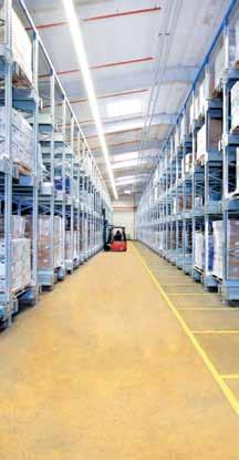 > > Make more efficient use of the existing warehouse space before, products were floor stacked or supplied in mobile or static pallet racking > > Rebuilding has to be done while warehouse operations