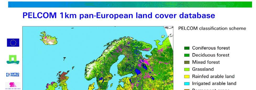 Land cover classification (LCC) Input parameter for carbon