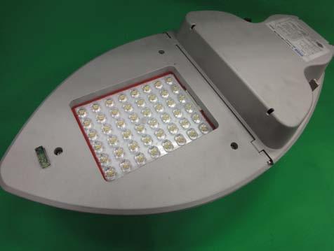 Fig. 6. The Streetlight modified by LED North America prepared for delivery.