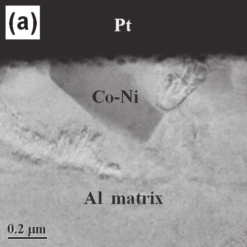 4 HR-TEM micrographs of Al-Mg-Si-CoNi alloy. Fig.