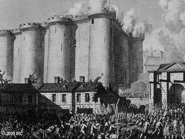 The Storming of the Bastille By July 1789 ¼ people unemployed Bread prices soared many without food Rumor king