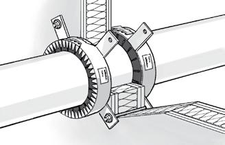 The sleeve-diameter can be reduced by one DN-step.