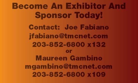 Platinum Sponsorship Package 10x20 Exhibit Space Includes: You may place up to thirty (30) 8.