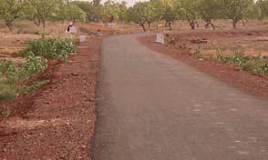 Stages in Construction of Rural Roads Road Geometrics MS Road to Chaina Road, Length:1.62 Km. Cost: Rs.15.77 Lakhs, District Morena, Madhya Pradesh.