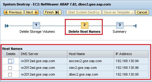 In our lab environment, a DNS server was used, so the virtual host names are available for