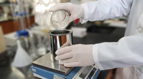 Our fully equipped development laboratory enables our experienced chemists to create finishes and processes tailored to specific applications.