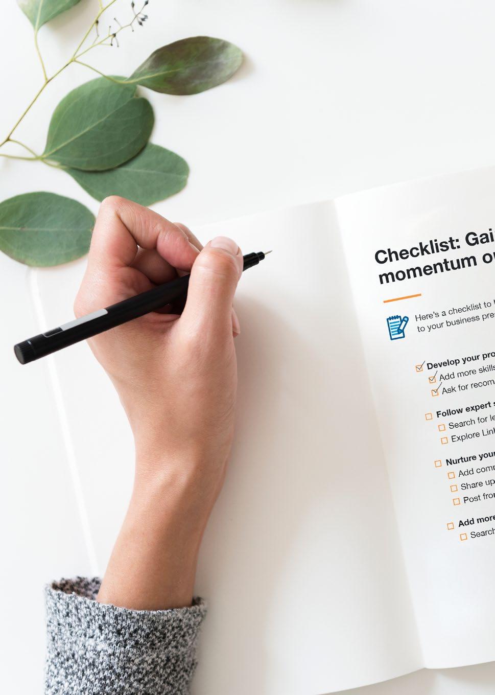 Checklist: Gaining momentum on LinkedIn Give your Company Page its own voice It s a smart strategy to view your personal profile and Company Page as two separate accounts on LinkedIn.