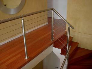 developments. A STYLE TO YOUR HOME, OFFICE OR SHOP Our satin-polished stainless steel handrail systems are renowned for their outstanding versatility and visual appeal.