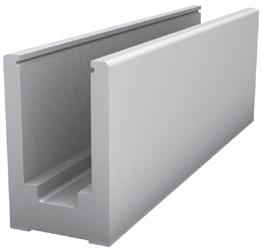 BRUNDLE PANELGRIP BALUSTRADE SYSTEM Aluminium CHANNEL + GRIP SELECTOR 460 Series Suitable for 12 & 15mm glass 466 Series