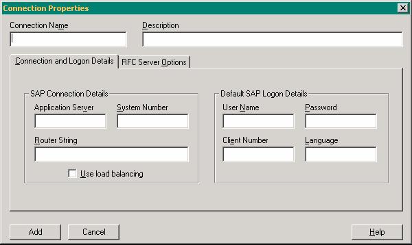 Step 3: Attached is the connection creation detail of a sample system.
