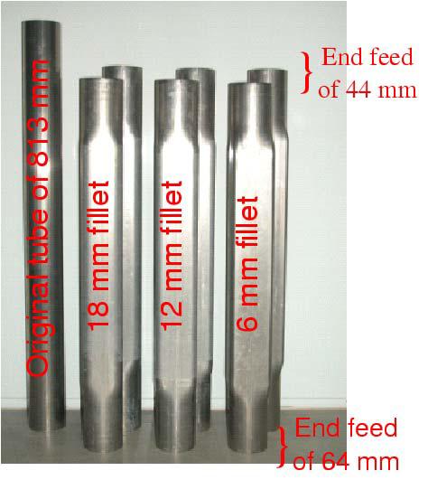 FIGURE 5. Longitudinal strains for the low end feed level and insert set of 18 mm FIGURE 4.
